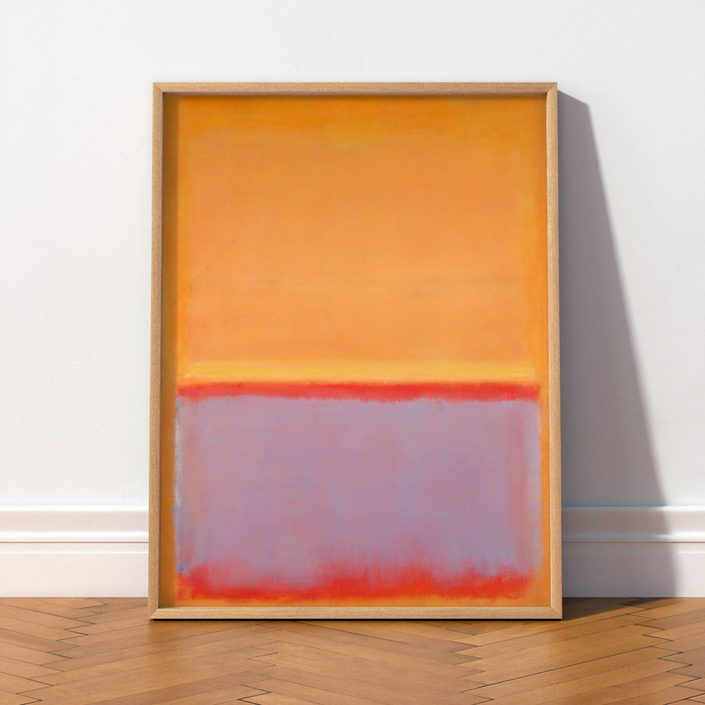 Mark Rothko Untitled Orange Art Print – Abstract Expressionist Wall Art