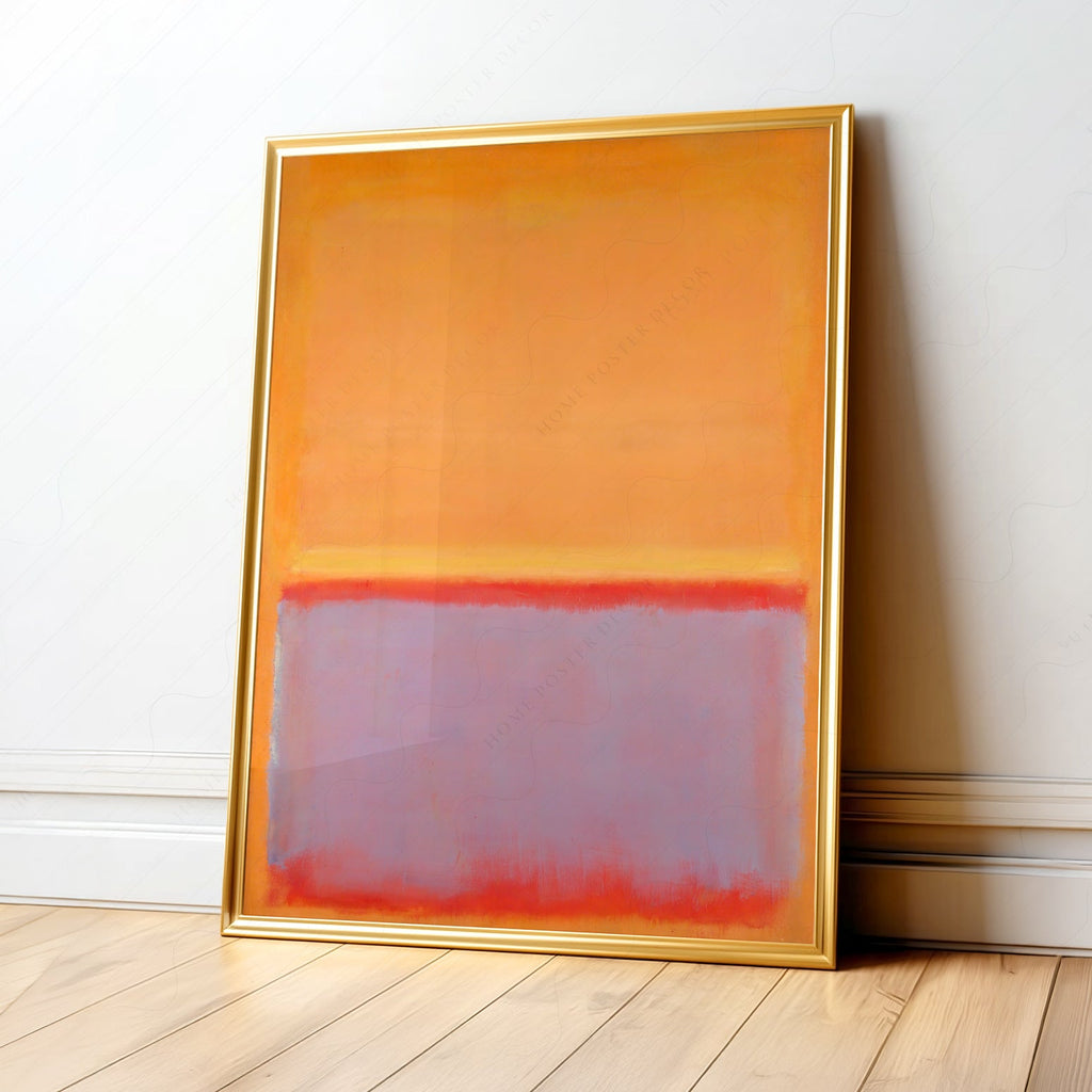 Mark Rothko Untitled Orange Art Print – Abstract Expressionist Wall Art