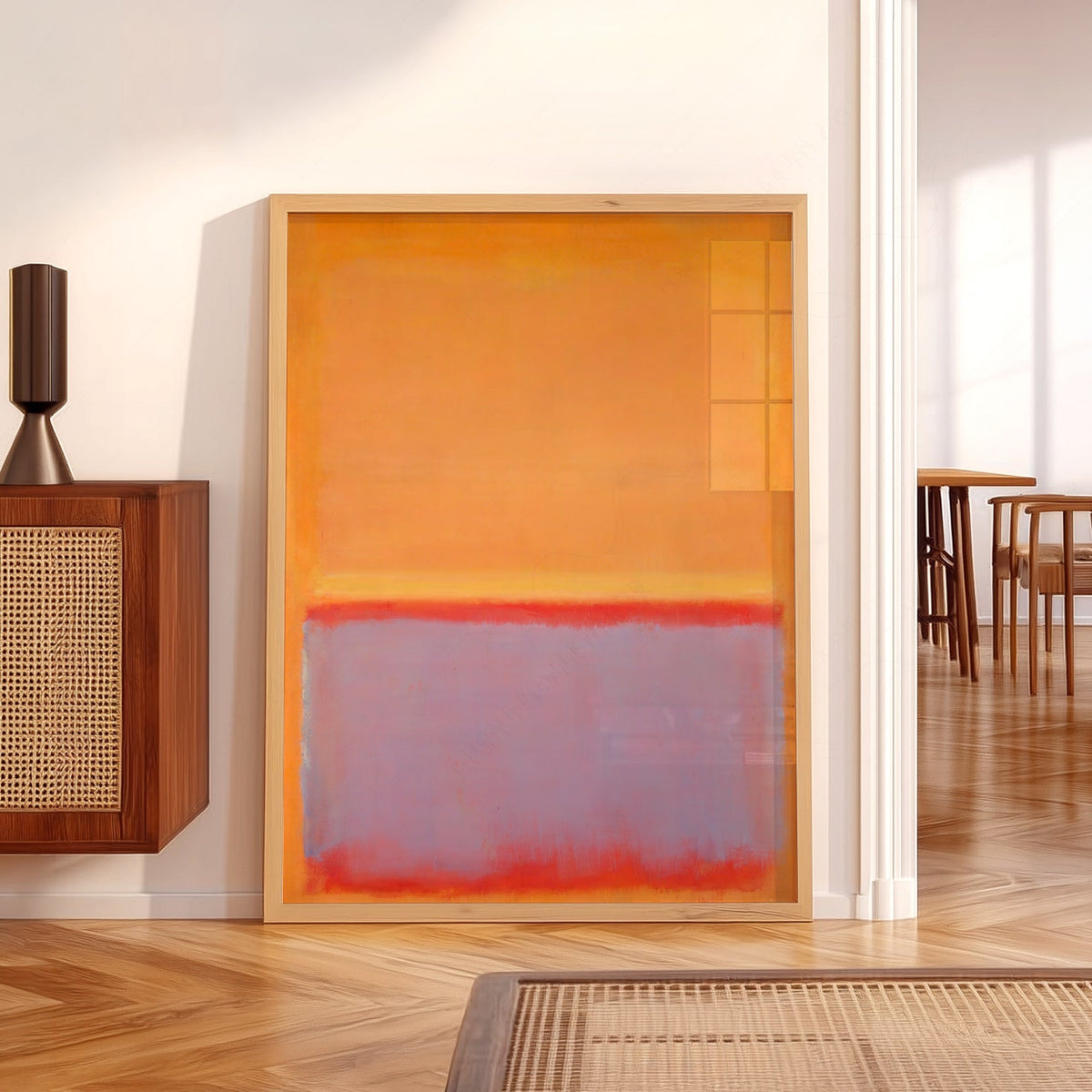 Mark Rothko Untitled Orange Art Print – Abstract Expressionist Wall Art