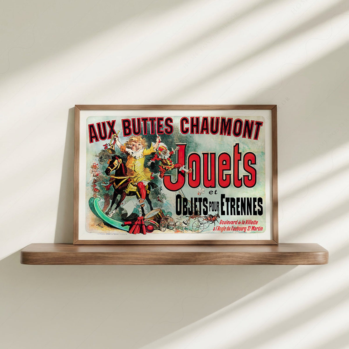Aux Buttes Chaumont Jouets Poster – Friends TV Show Monica's Apartment Art