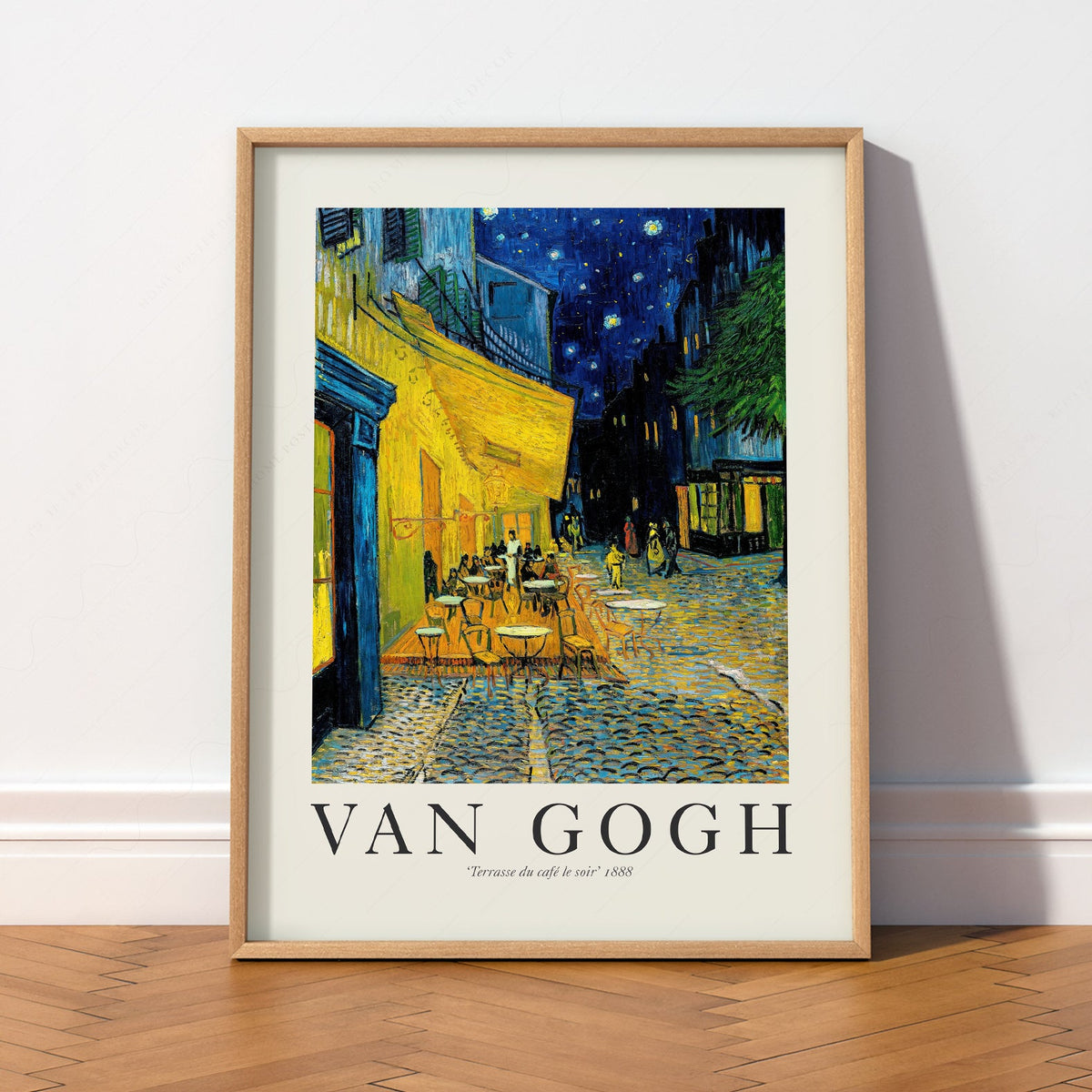 Van Gogh Café Terrace at Night Art Print – Famous Painting Wall Art