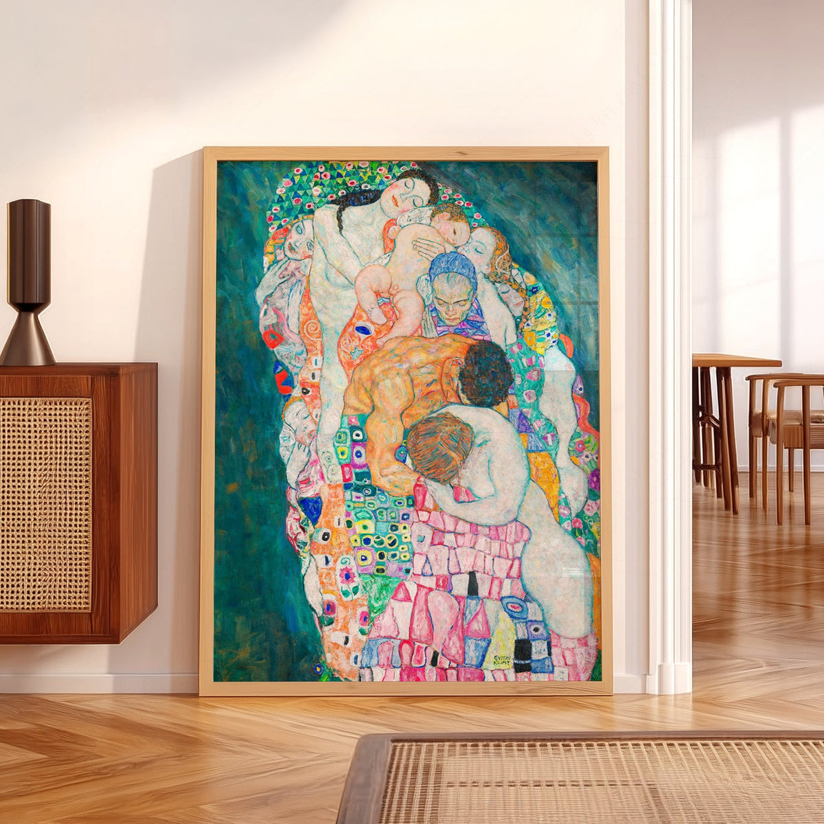 Gustav Klimt Death and Life Art Print – Symbolist Masterpiece Poster
