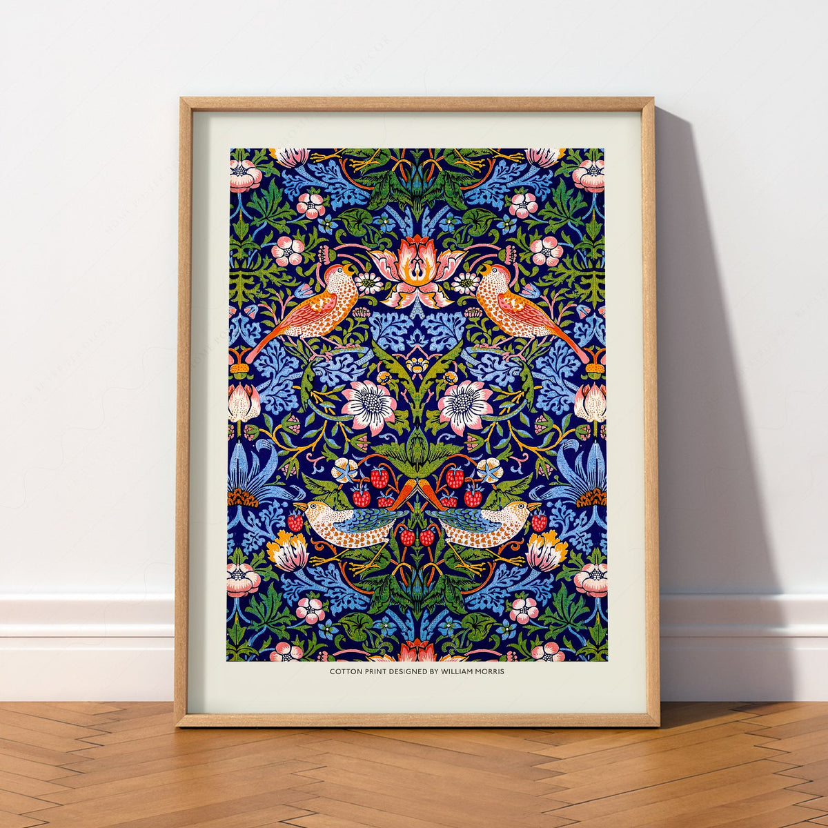 William Morris Strawberry Thief Art Print – Arts and Crafts Wall Decor