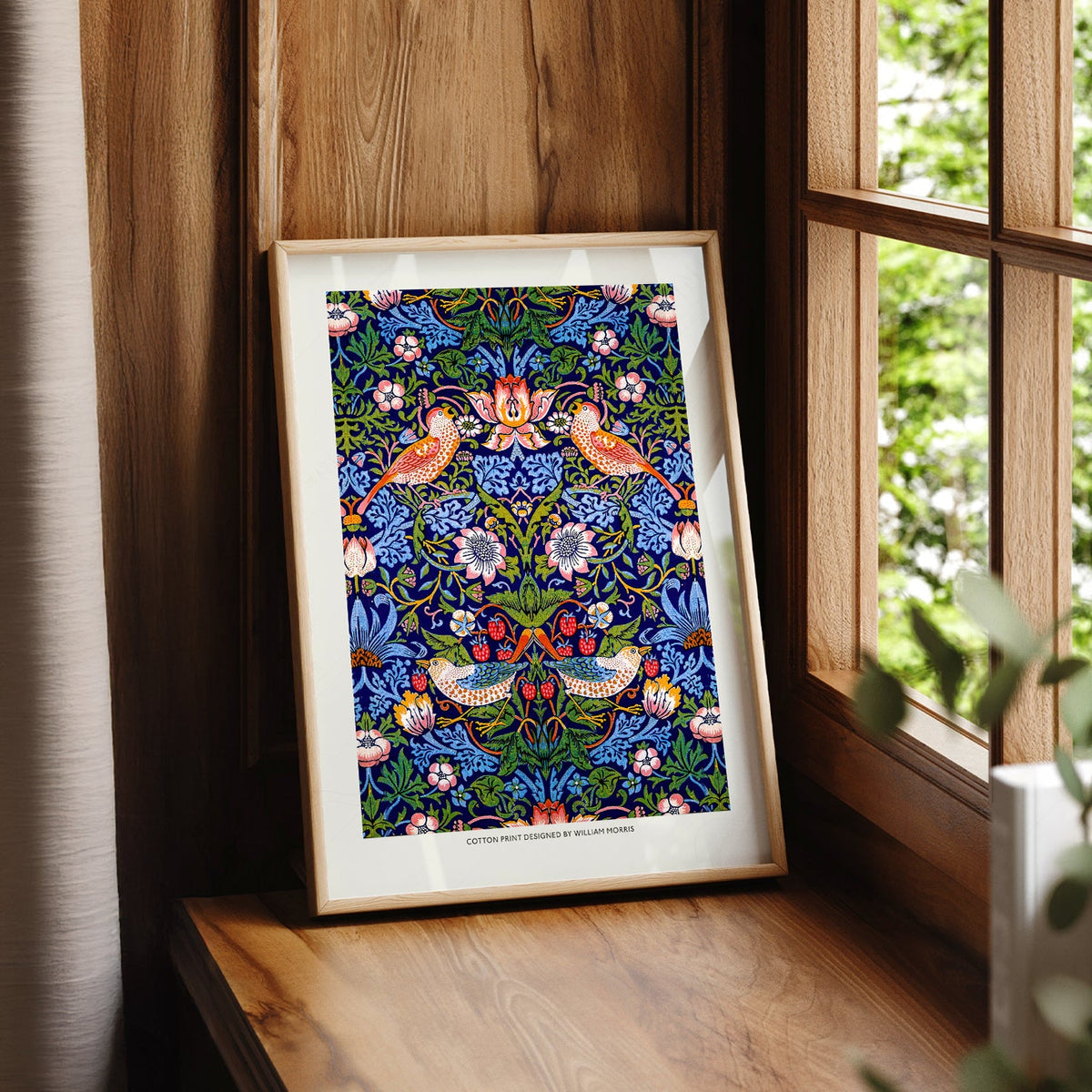 William Morris Strawberry Thief Art Print – Arts and Crafts Wall Decor