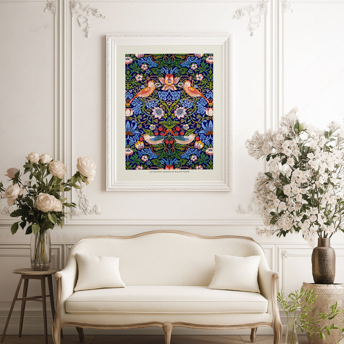 William Morris Strawberry Thief Art Print – Arts and Crafts Wall Decor