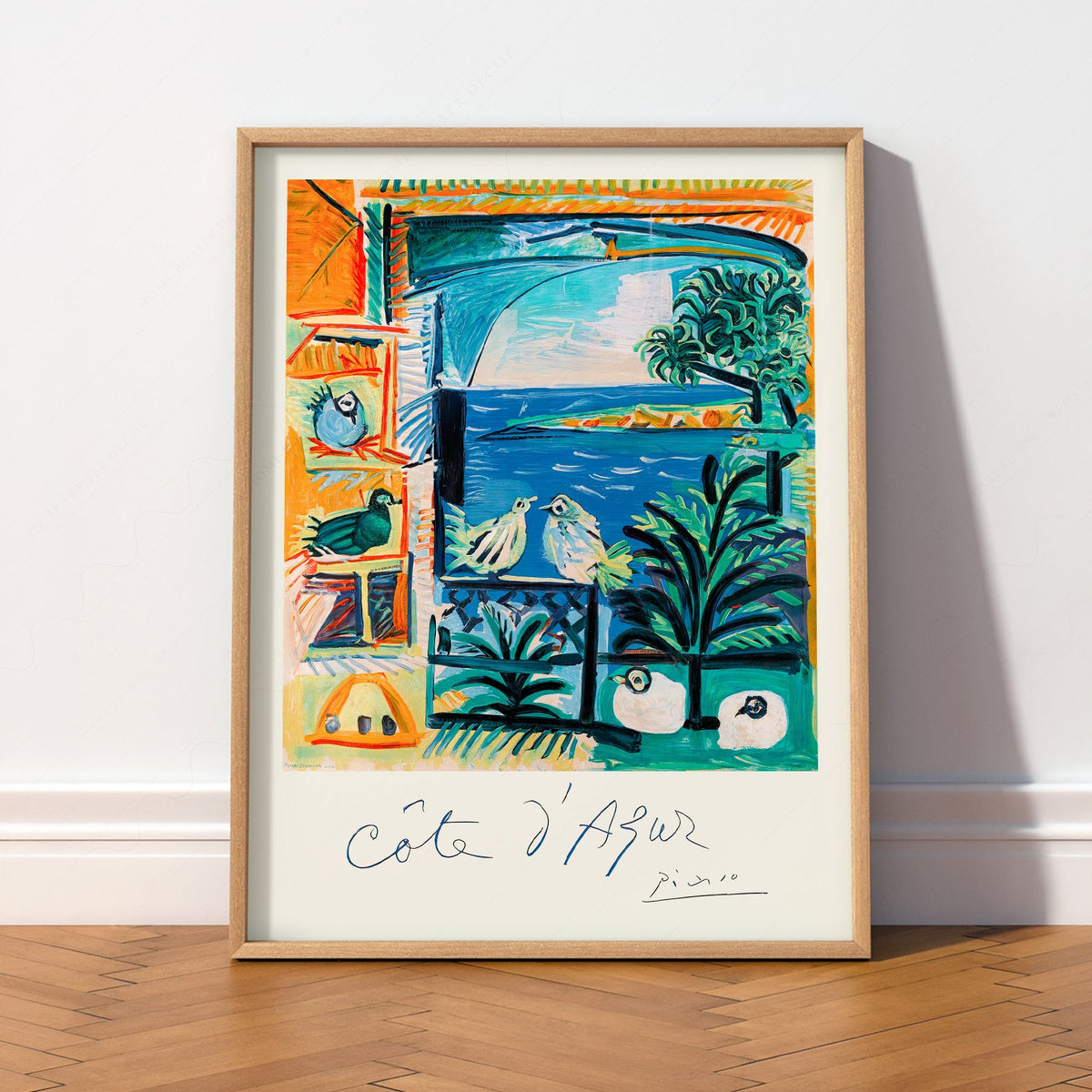 Pablo Picasso Côte d'Azur Art Print – French Riviera Wall Poster