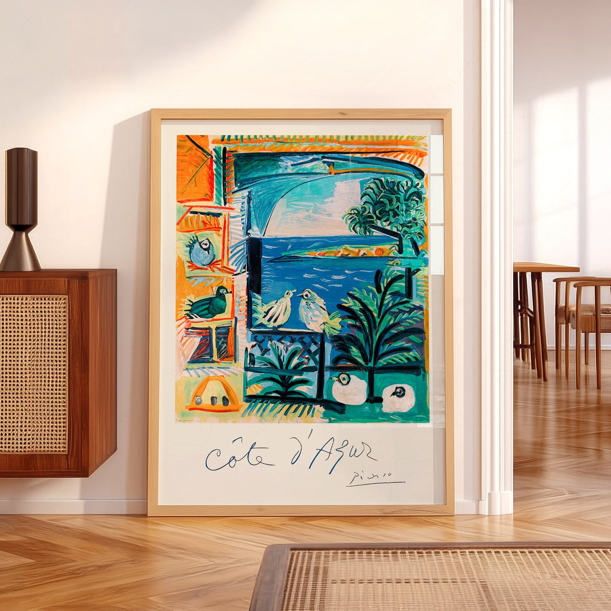 Pablo Picasso Côte d'Azur Art Print – French Riviera Wall Poster