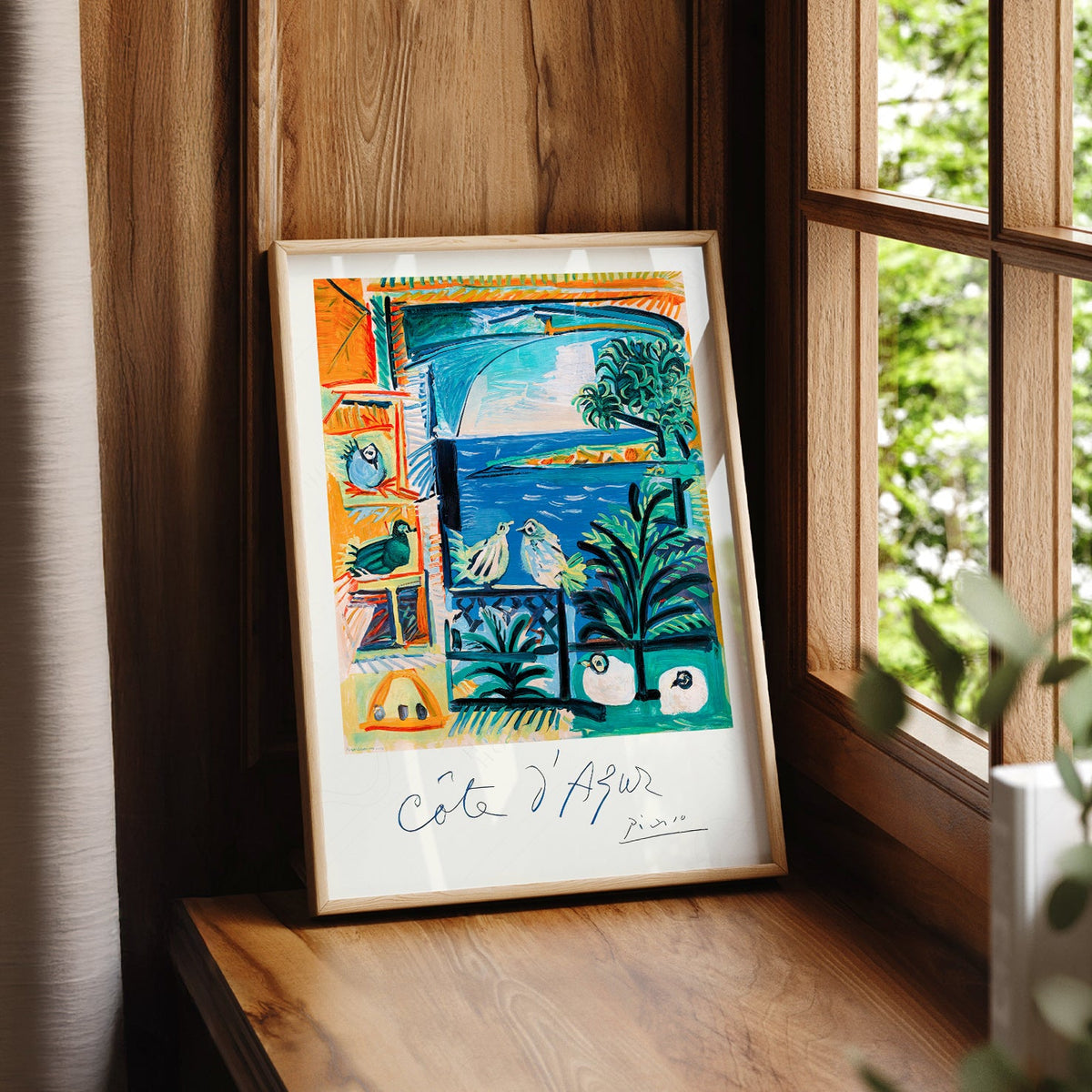 Pablo Picasso Côte d'Azur Art Print – French Riviera Wall Poster