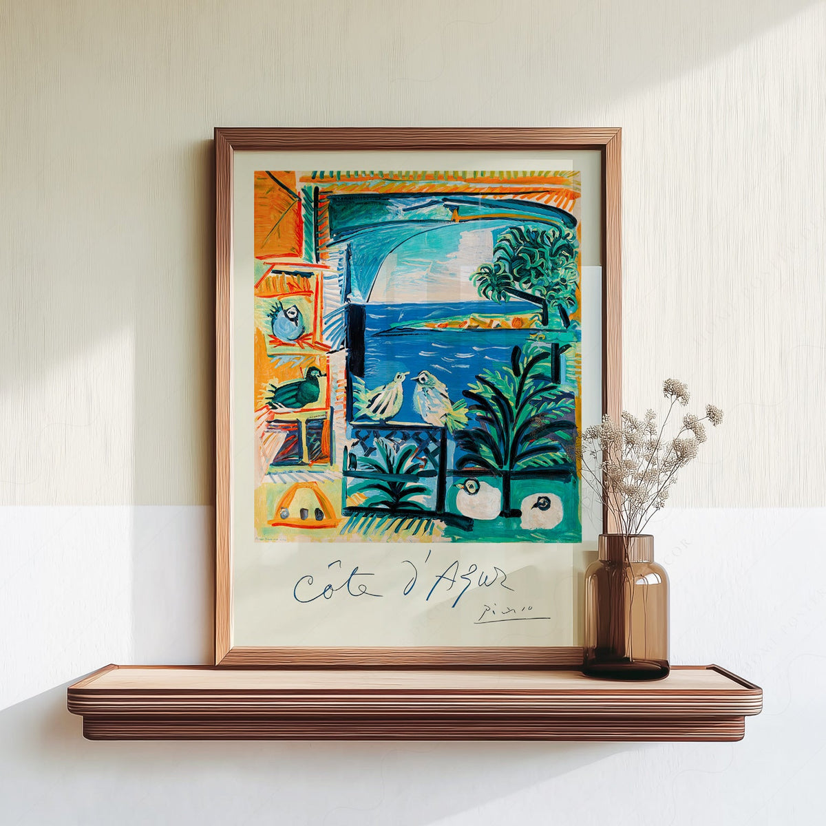 Pablo Picasso Côte d'Azur Art Print – French Riviera Wall Poster