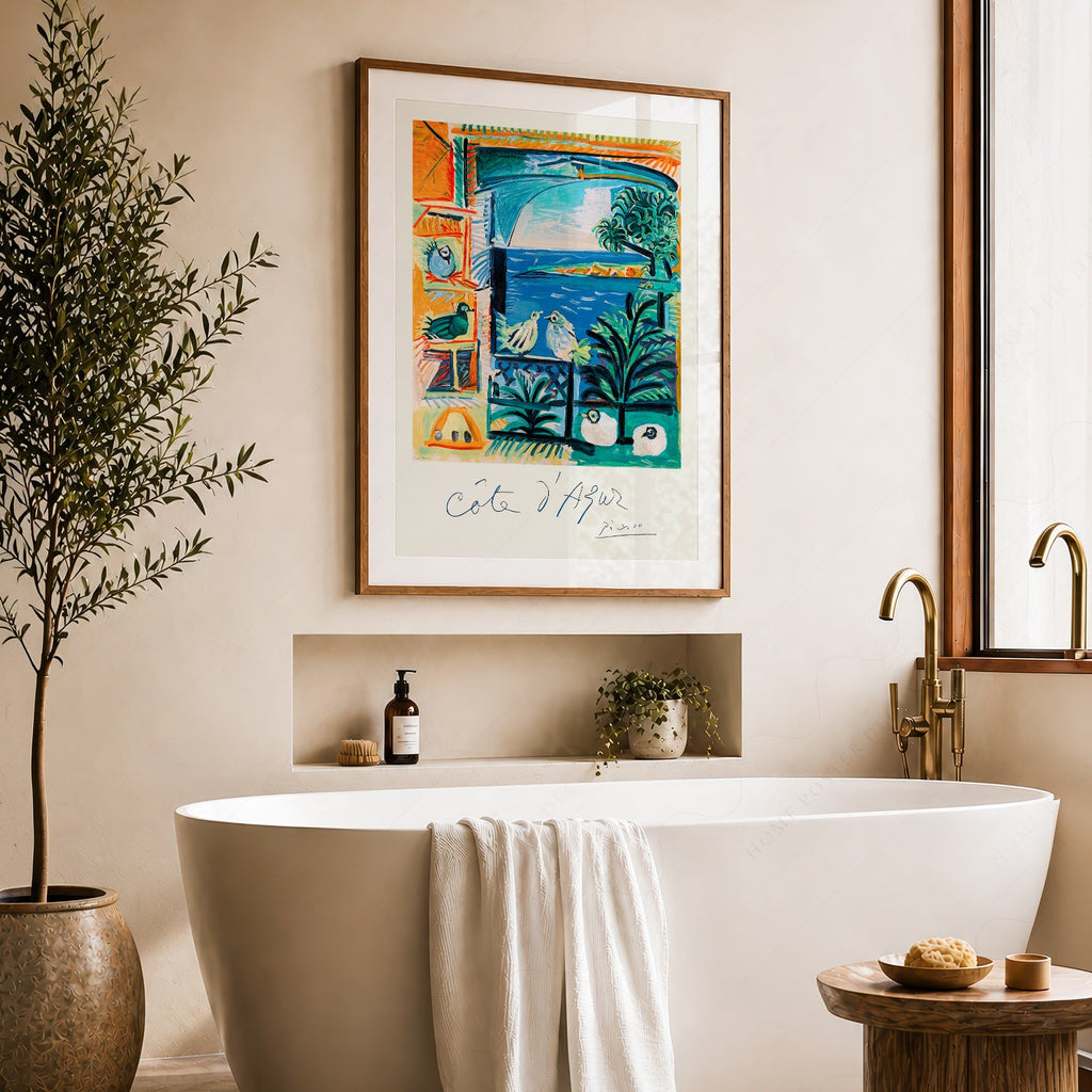 Pablo Picasso Côte d'Azur Art Print – French Riviera Wall Poster