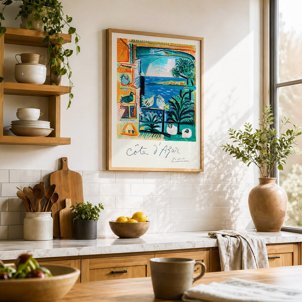 Pablo Picasso Côte d'Azur Art Print – French Riviera Wall Poster