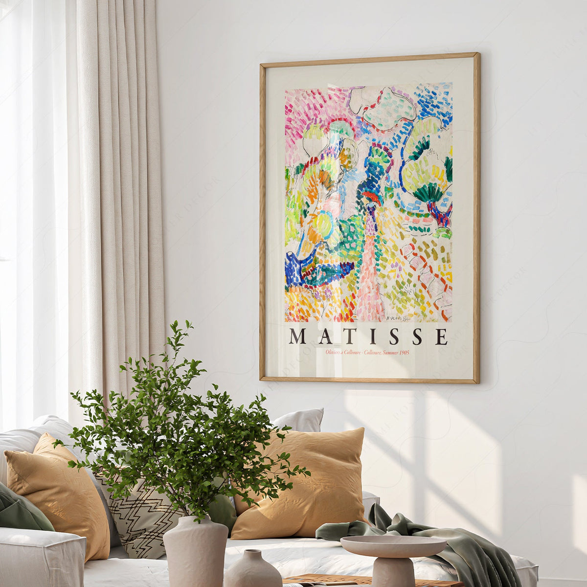 Henri Matisse Oliviers à Collioure Art Print – Museum Wall Decor