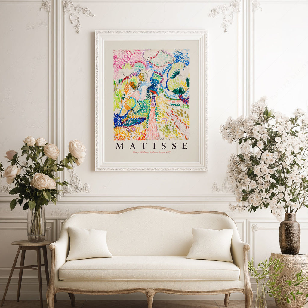 Henri Matisse Oliviers à Collioure Art Print – Museum Wall Decor