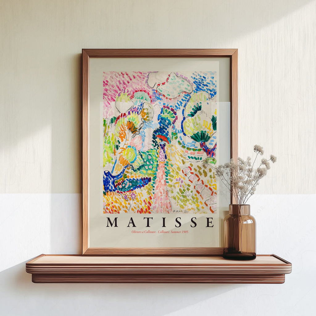 Henri Matisse Oliviers à Collioure Art Print – Museum Wall Decor