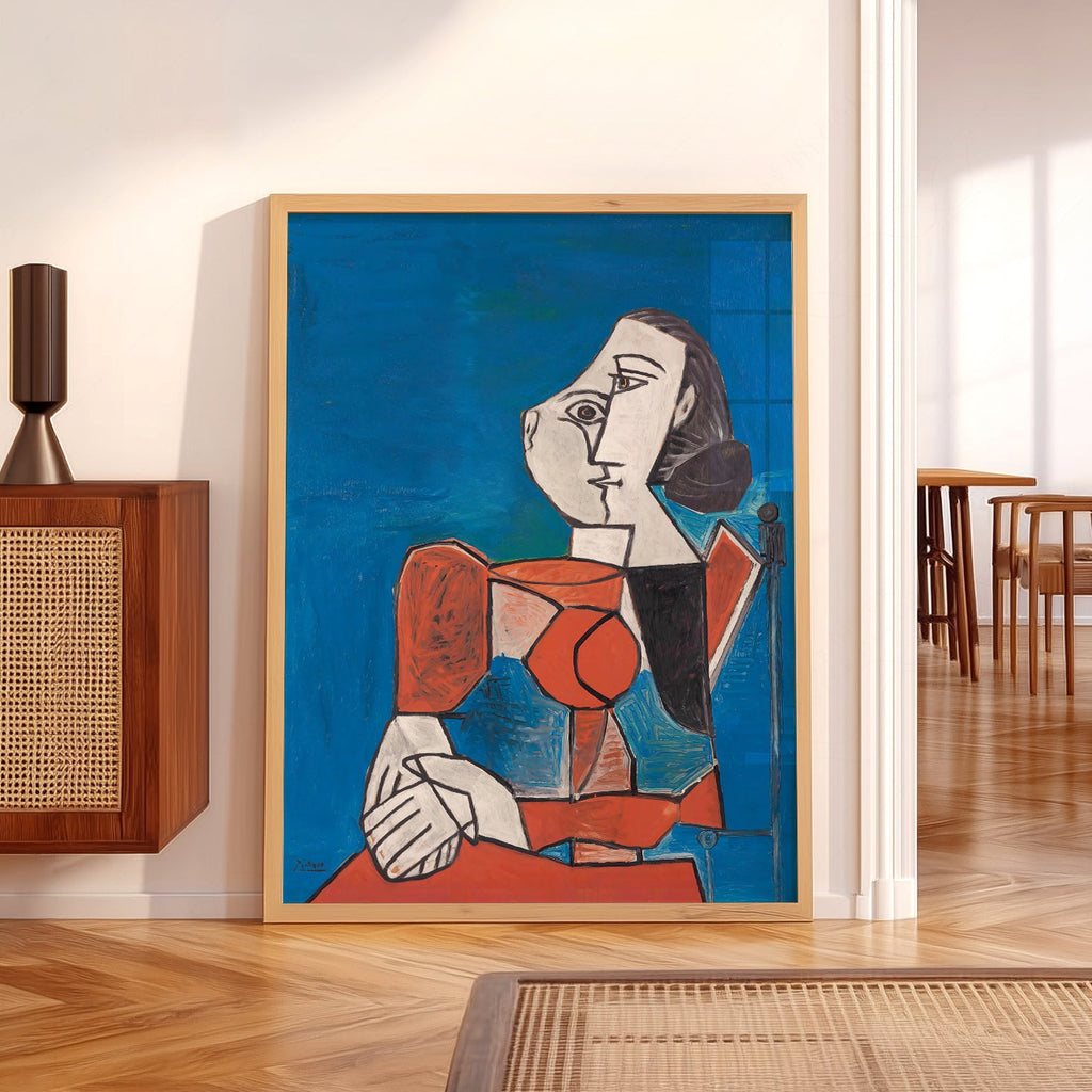 Pablo Picasso Femme Seated Woman Art Print – Cubist Wall Art Poster