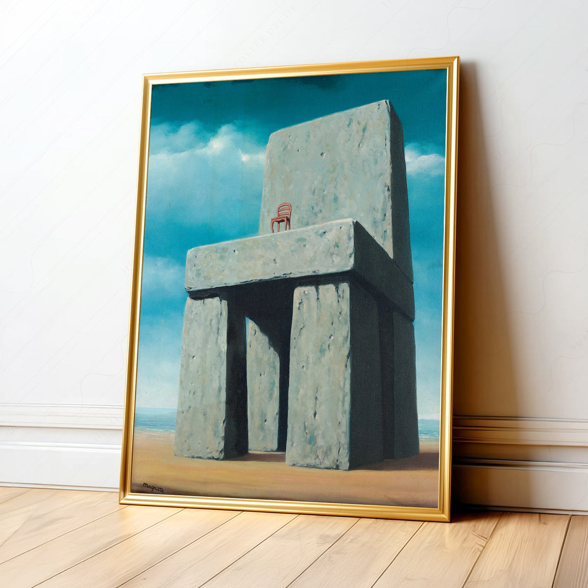 René Magritte The Legend of the Centuries Print – Surrealist Wall Art