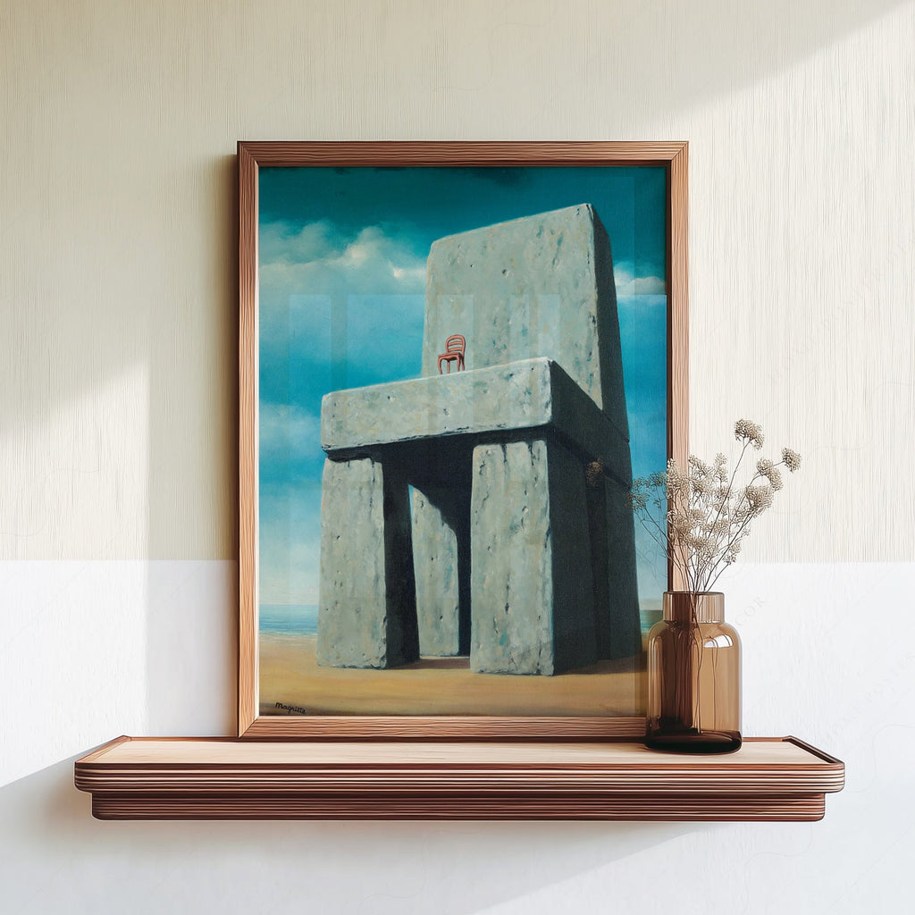 René Magritte The Legend of the Centuries Print – Surrealist Wall Art
