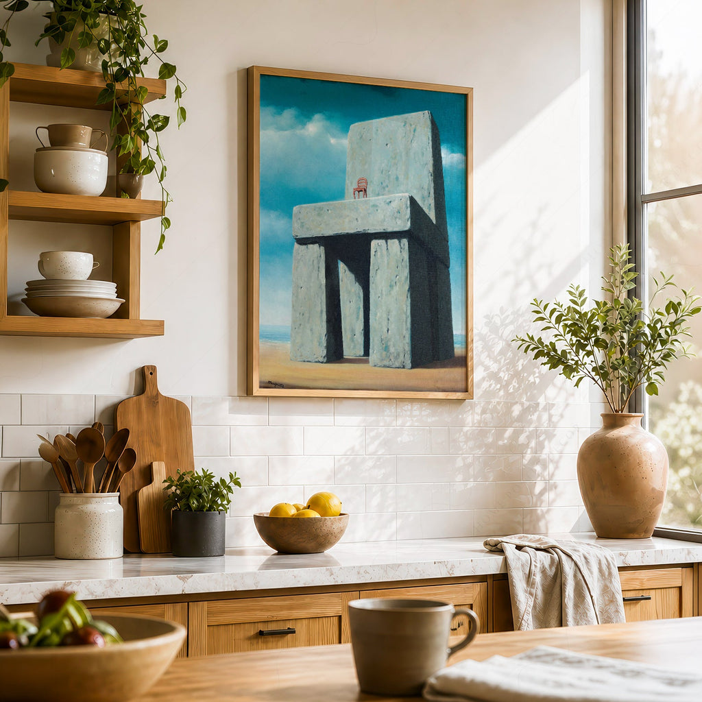 René Magritte The Legend of the Centuries Print – Surrealist Wall Art