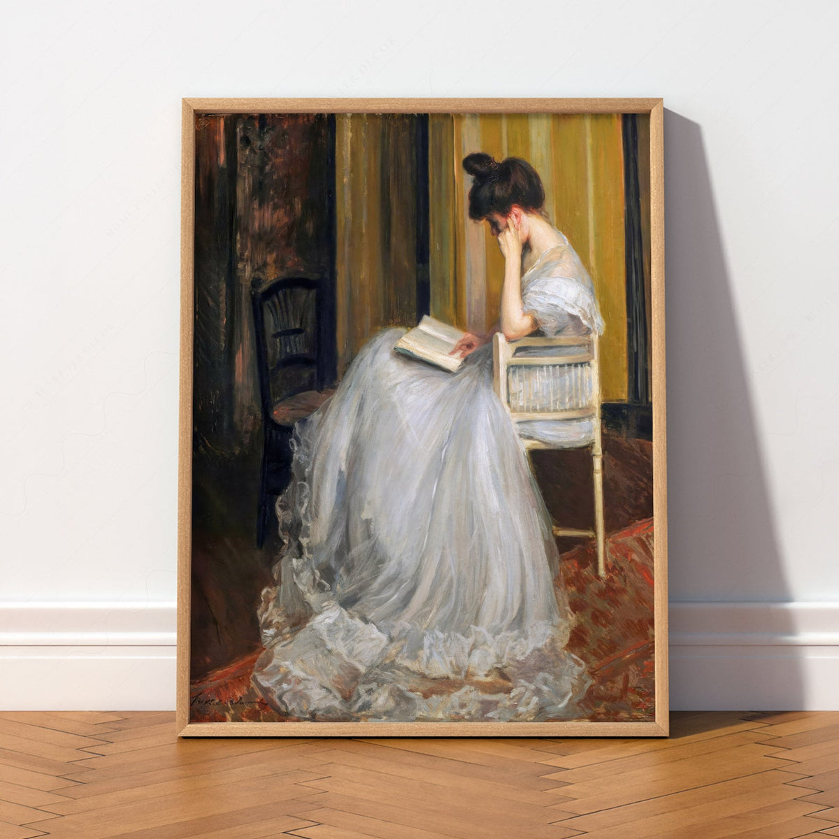 Jacques Émile Blanche The Reader Art Print – Dark Academia Wall Decor