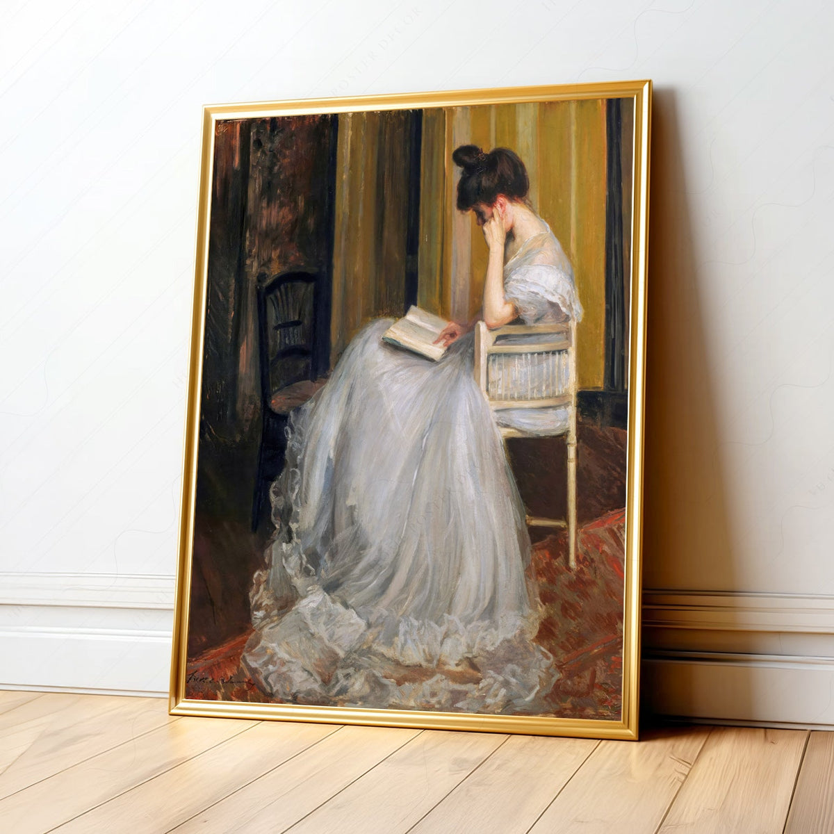 Jacques Émile Blanche The Reader Art Print – Dark Academia Wall Decor