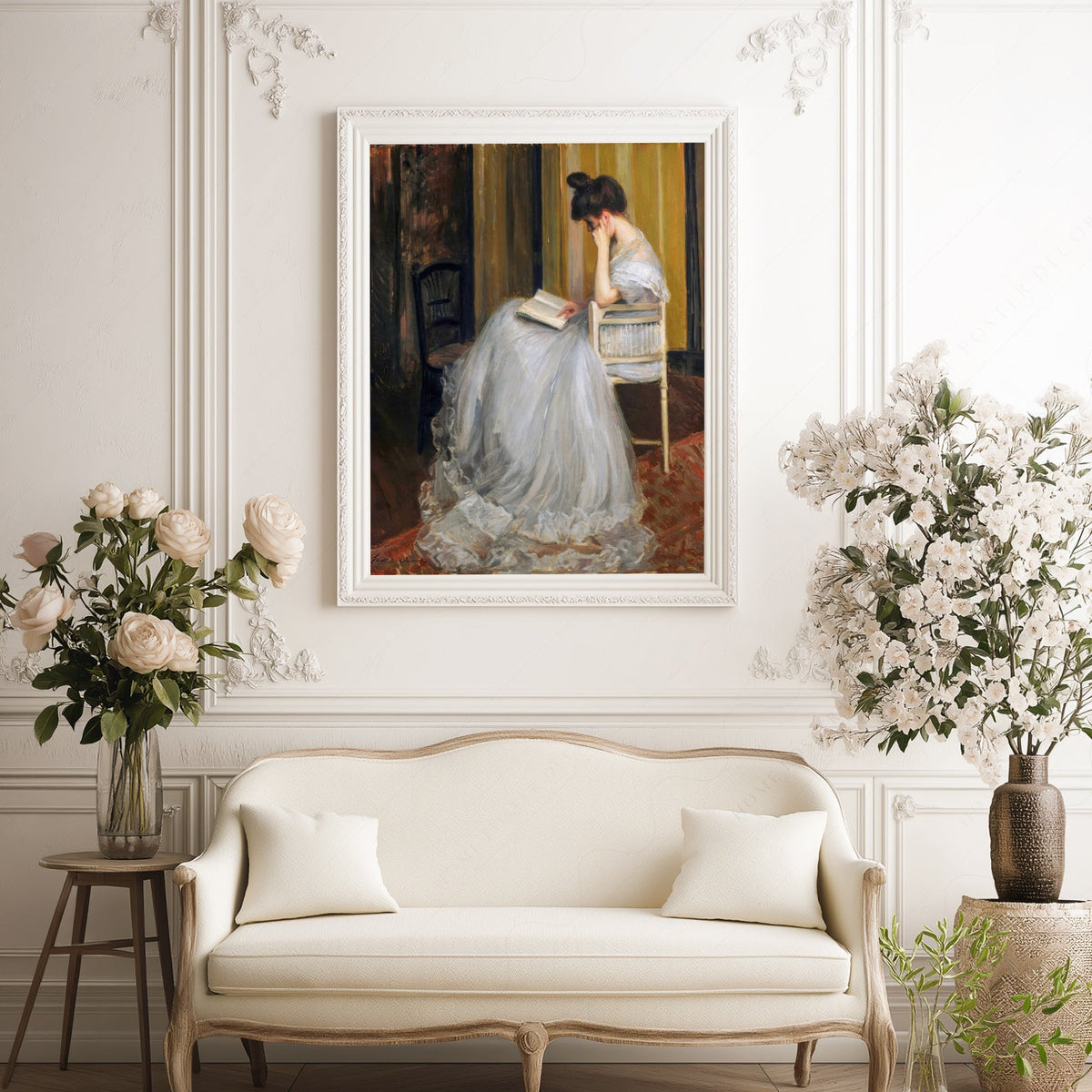 Jacques Émile Blanche The Reader Art Print – Dark Academia Wall Decor