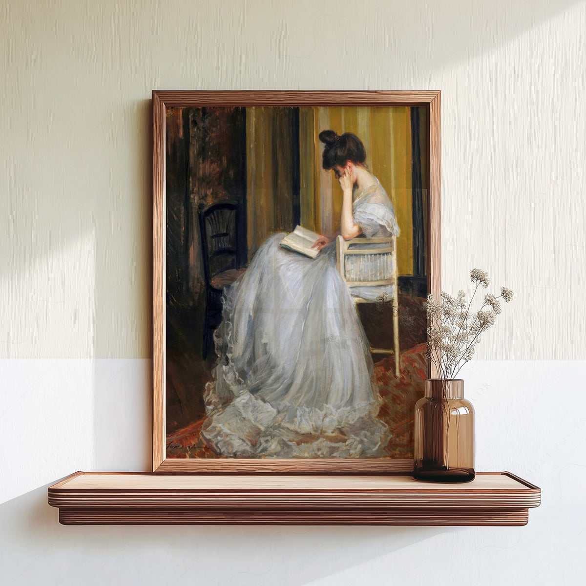 Jacques Émile Blanche The Reader Art Print – Dark Academia Wall Decor