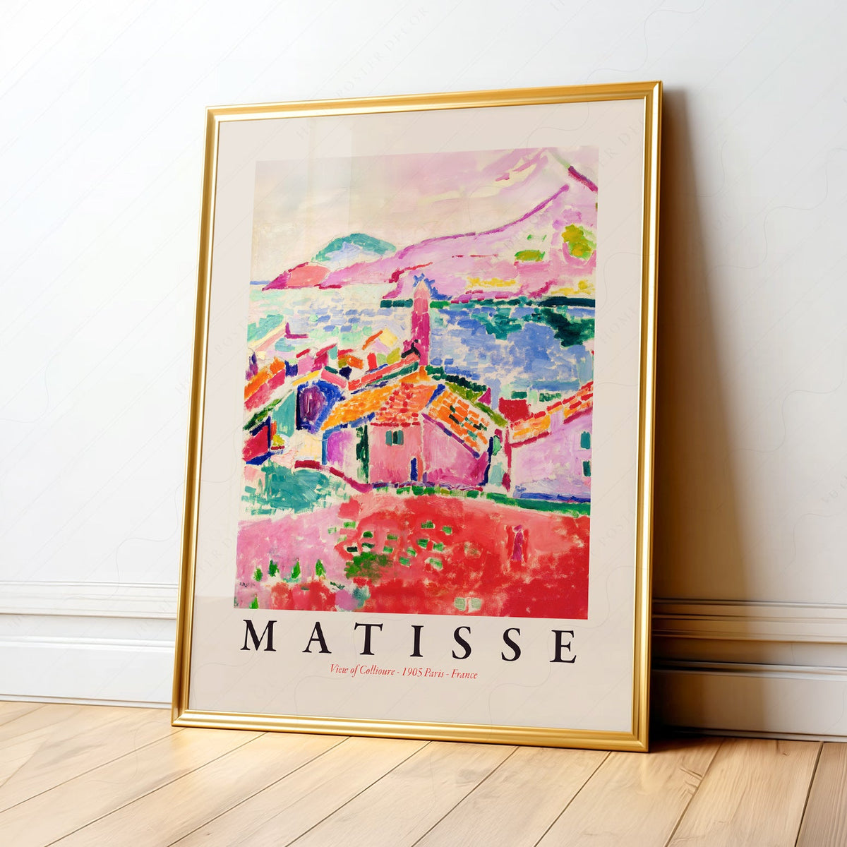 Henri Matisse View of Collioure Art Print – Museum Wall Decor