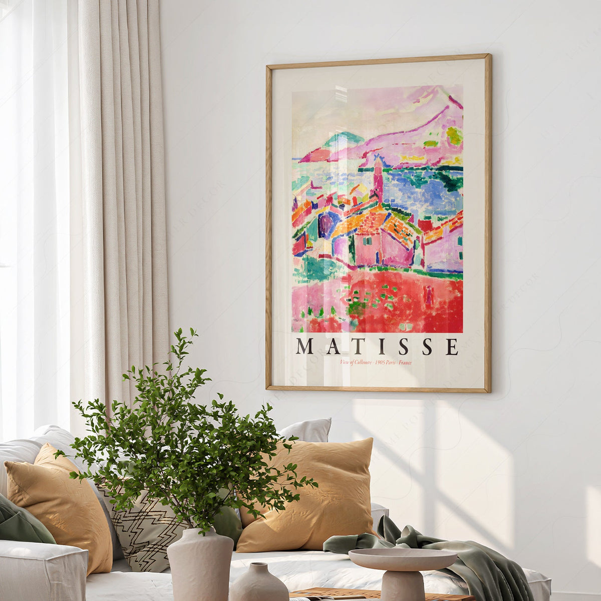 Henri Matisse View of Collioure Art Print – Museum Wall Decor