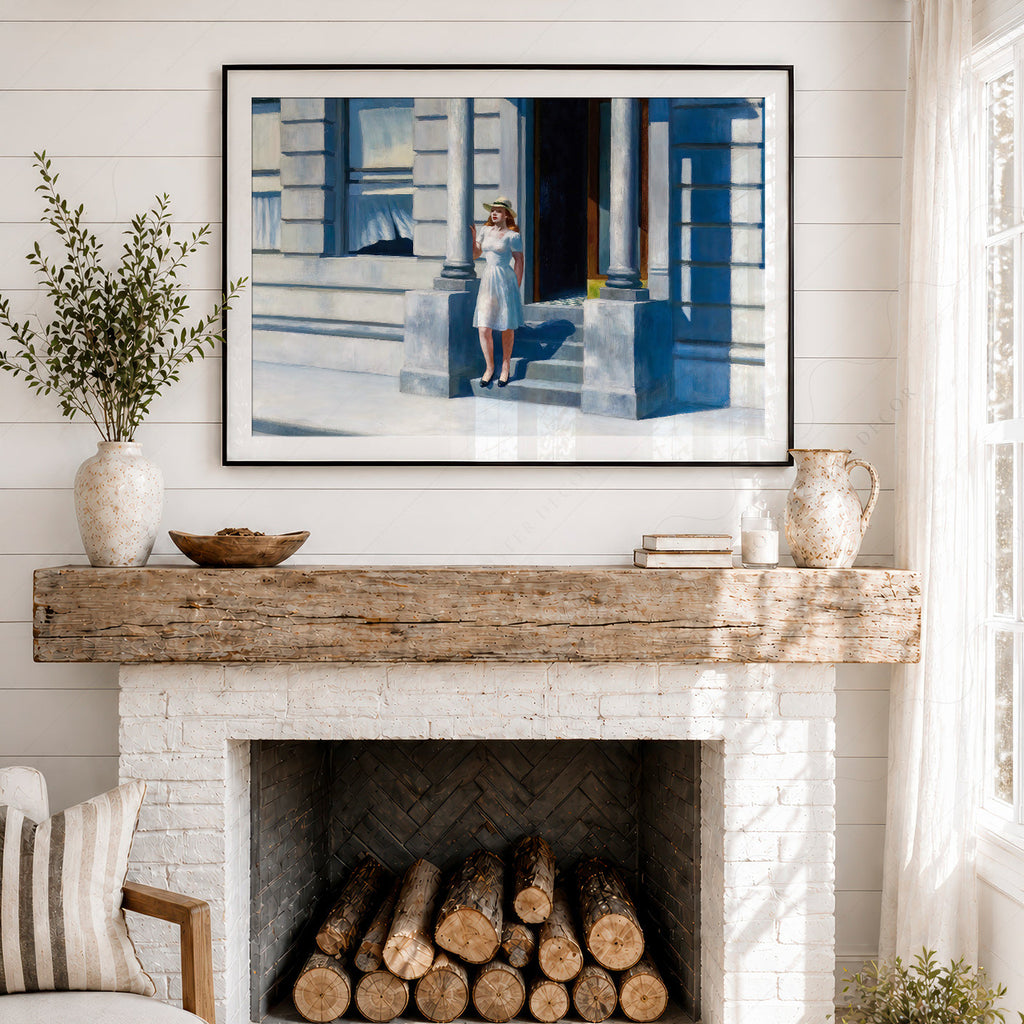 Edward Hopper Summertime Art Print – American Realism Wall Poster