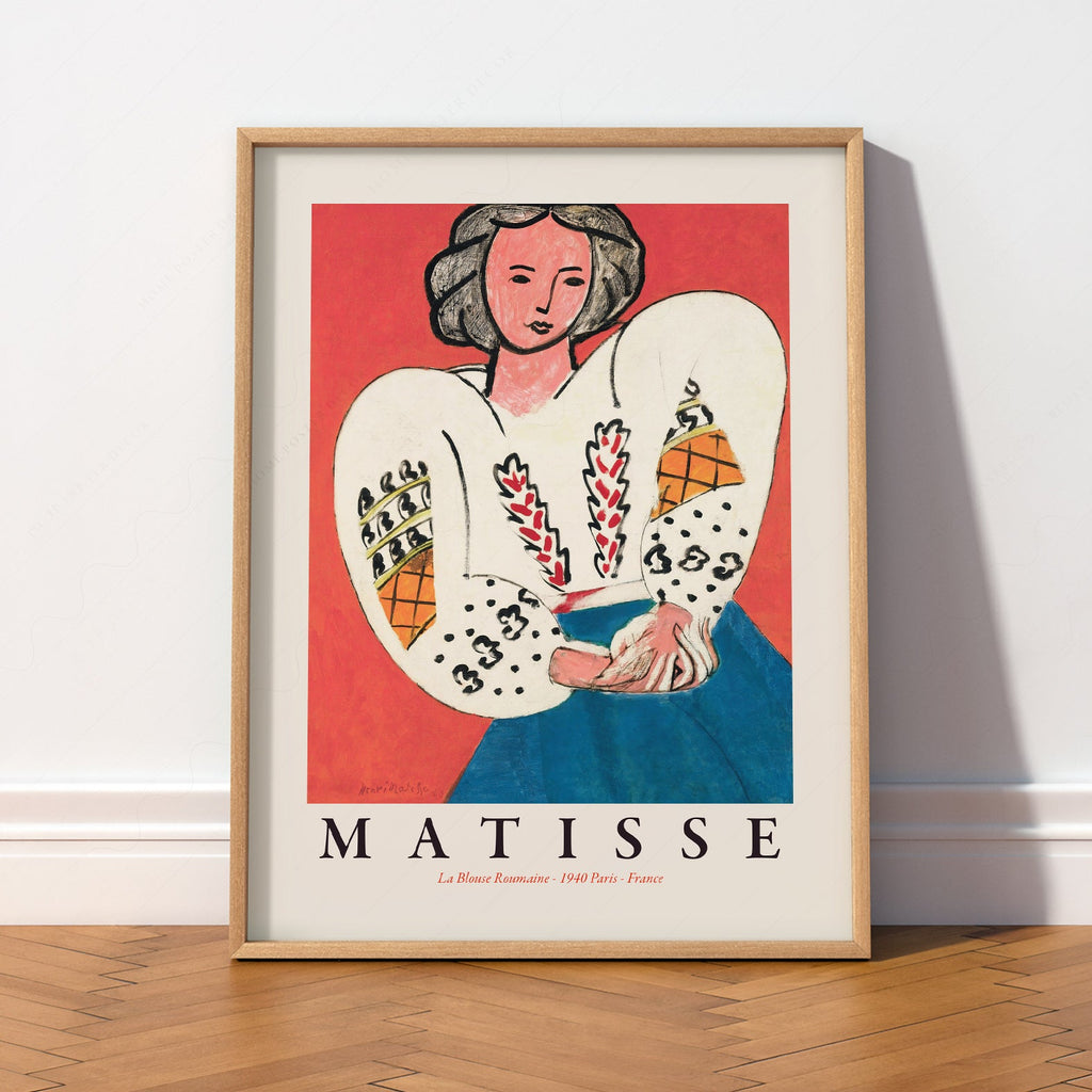 Henri Matisse La Blouse Roumaine Art Print – Colorful Modern Poster