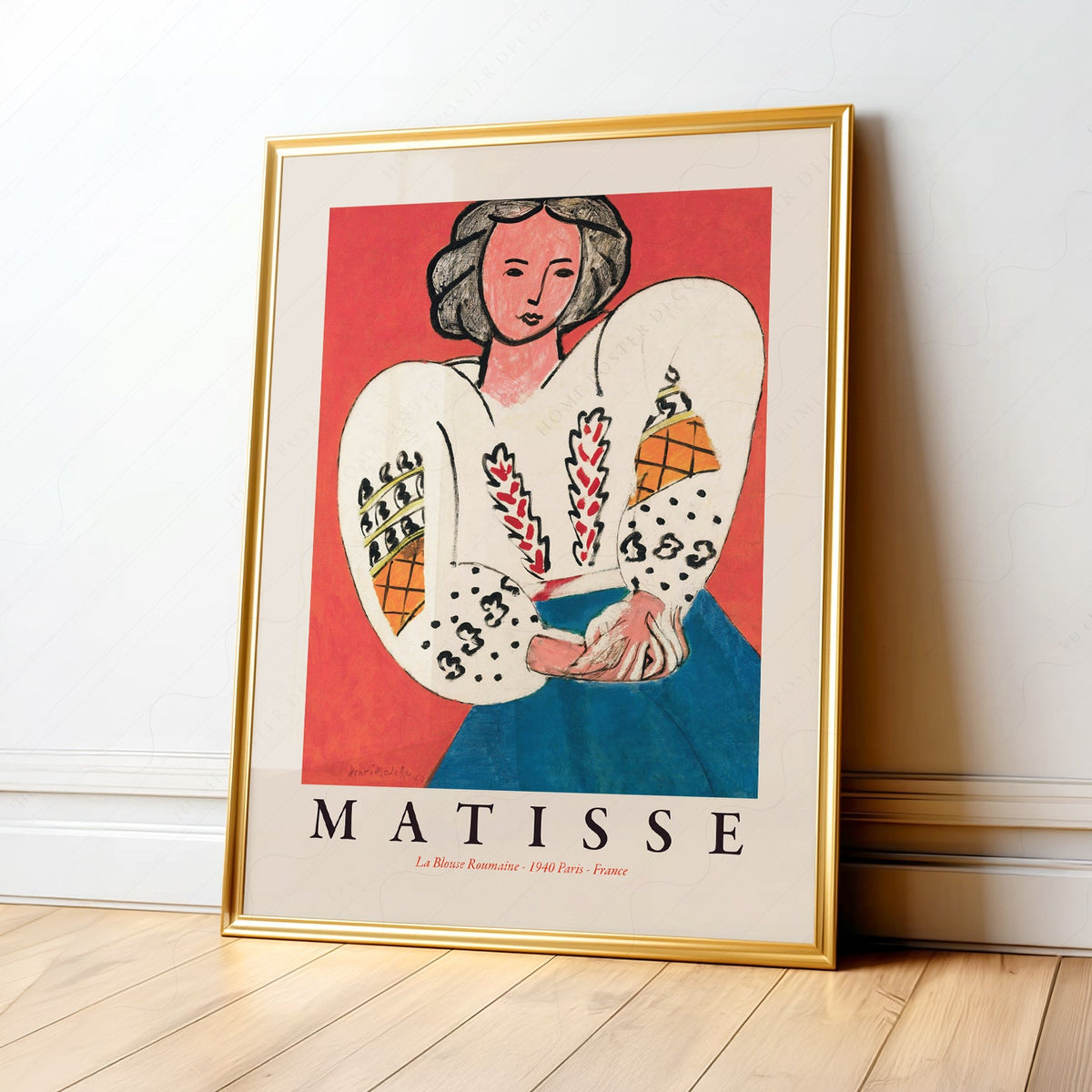 Henri Matisse La Blouse Roumaine Art Print – Colorful Modern Poster