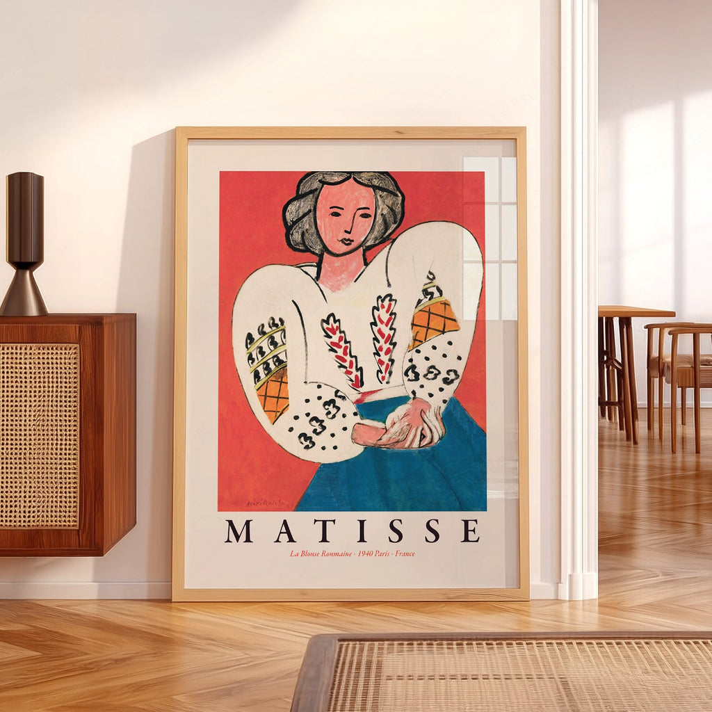 Henri Matisse La Blouse Roumaine Art Print – Colorful Modern Poster