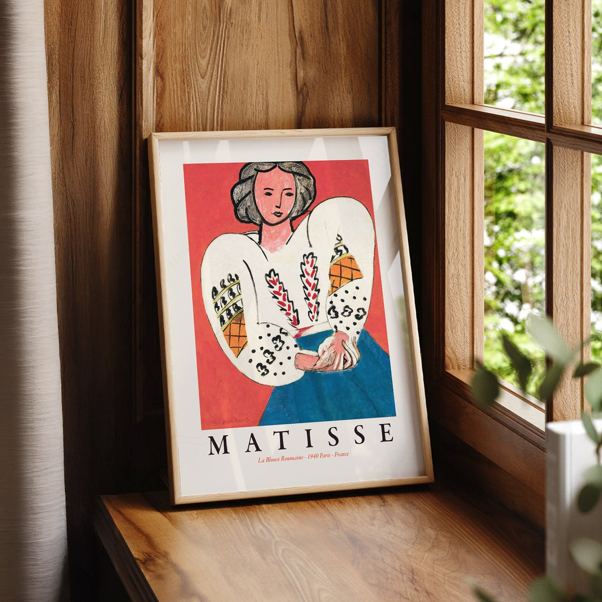 Henri Matisse La Blouse Roumaine Art Print – Colorful Modern Poster
