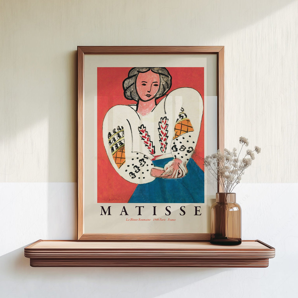 Henri Matisse La Blouse Roumaine Art Print – Colorful Modern Poster