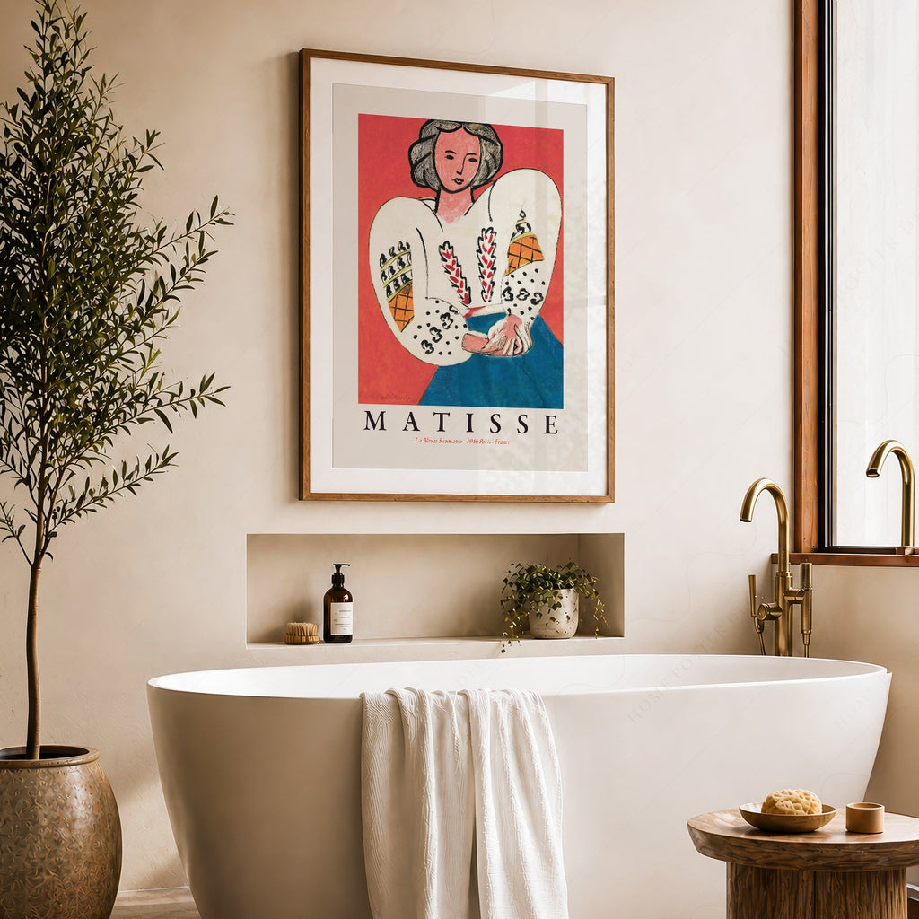 Henri Matisse La Blouse Roumaine Art Print – Colorful Modern Poster