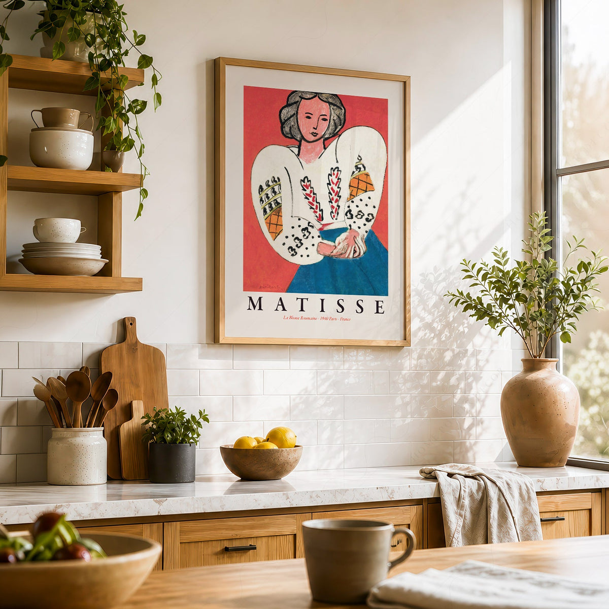 Henri Matisse La Blouse Roumaine Art Print – Colorful Modern Poster
