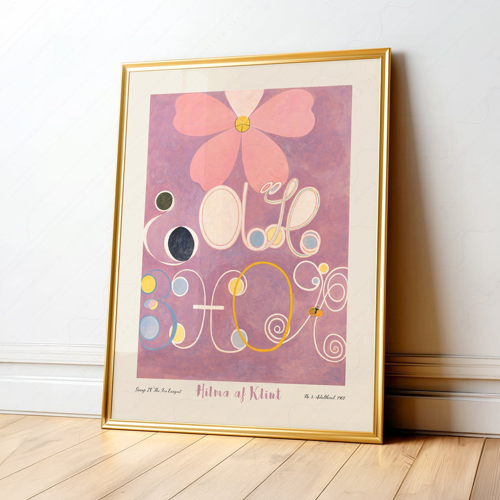 Hilma af Klint The Ten Largest No. 5 Adulthood Print – Abstract Art