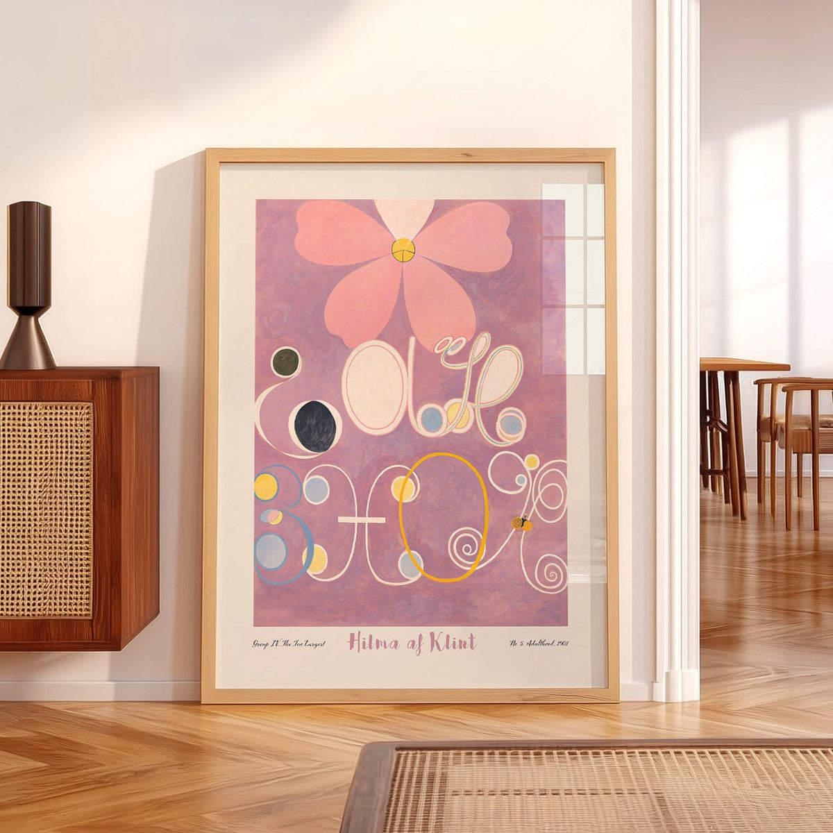 Hilma af Klint The Ten Largest No. 5 Adulthood Print – Abstract Art