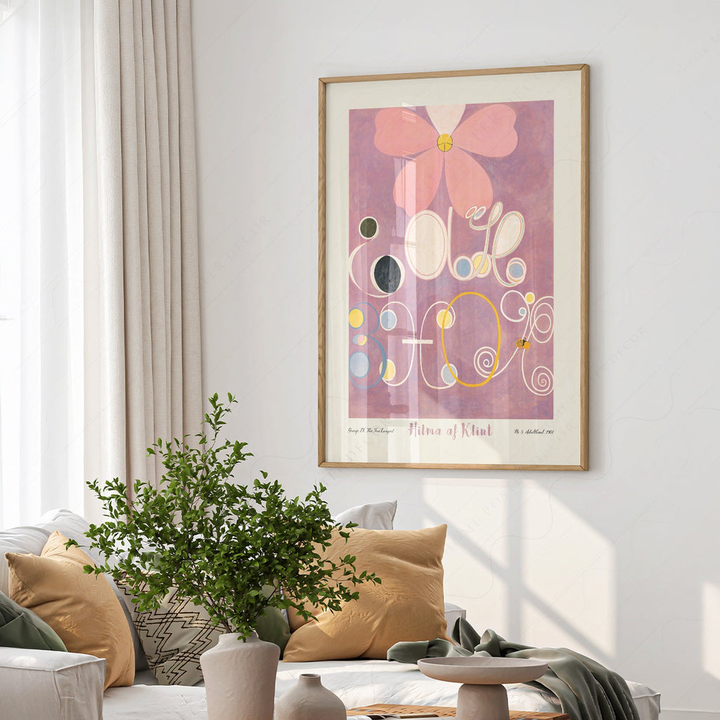 Hilma af Klint The Ten Largest No. 5 Adulthood Print – Abstract Art