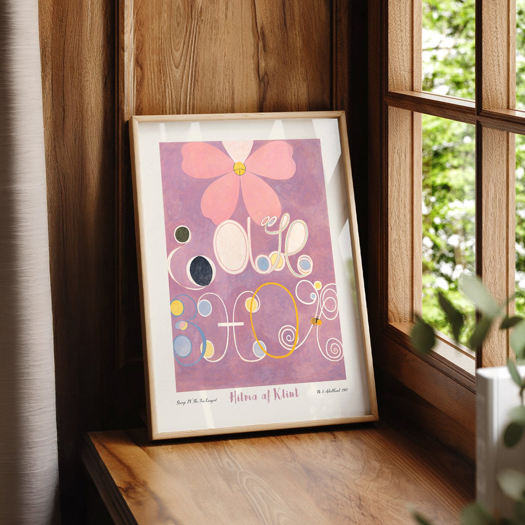 Hilma af Klint The Ten Largest No. 5 Adulthood Print – Abstract Art
