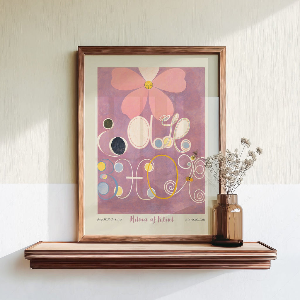 Hilma af Klint The Ten Largest No. 5 Adulthood Print – Abstract Art