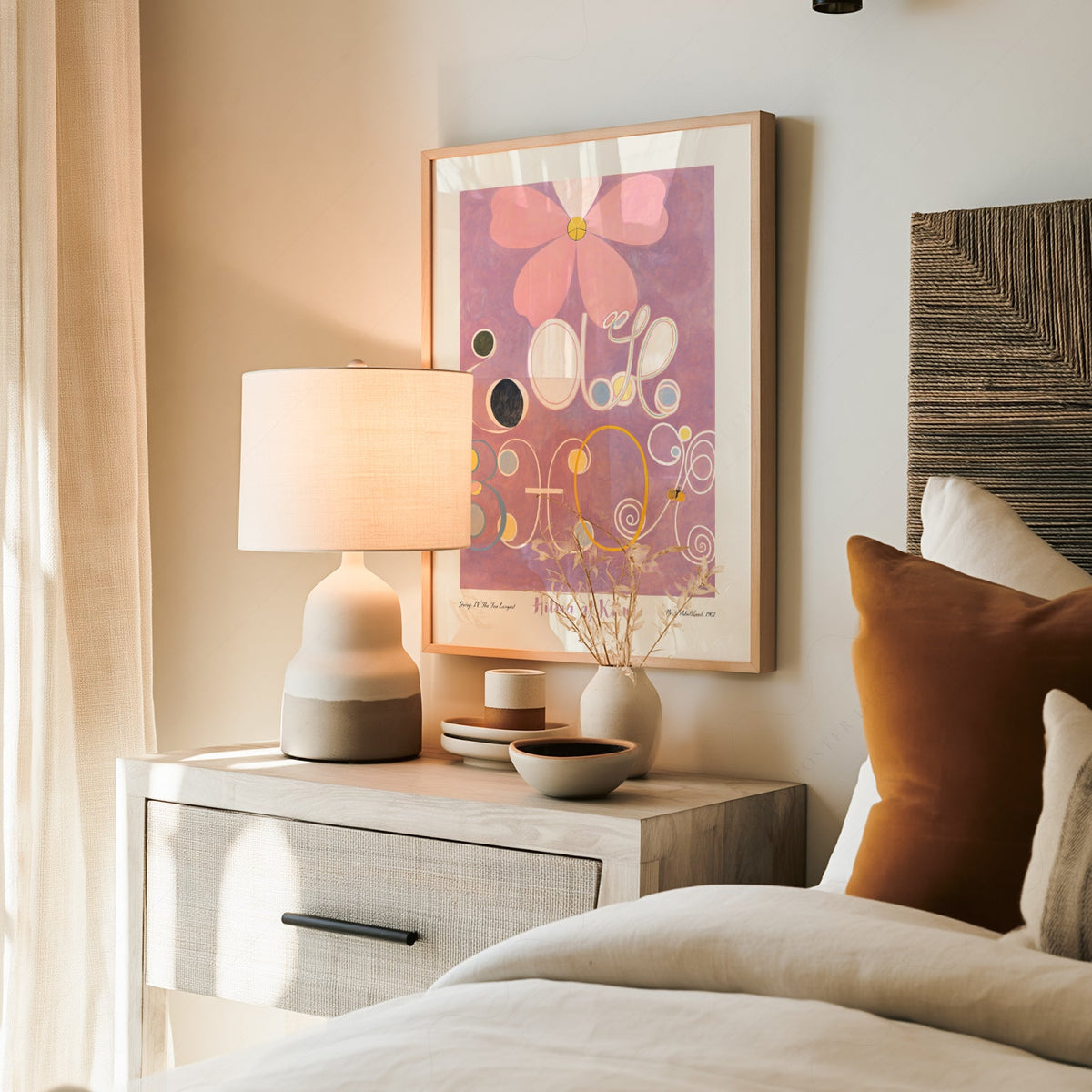 Hilma af Klint The Ten Largest No. 5 Adulthood Print – Abstract Art