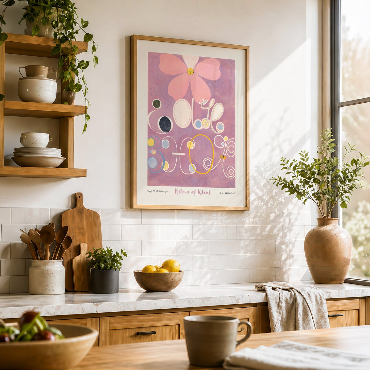 Hilma af Klint The Ten Largest No. 5 Adulthood Print – Abstract Art
