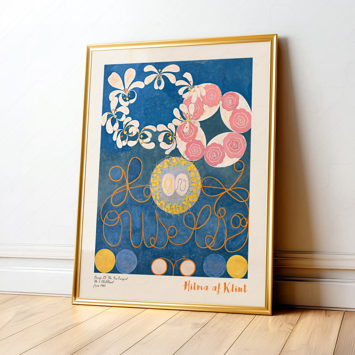 Hilma af Klint The Ten Largest No. 1 Childhood Print – Abstract Wall Art
