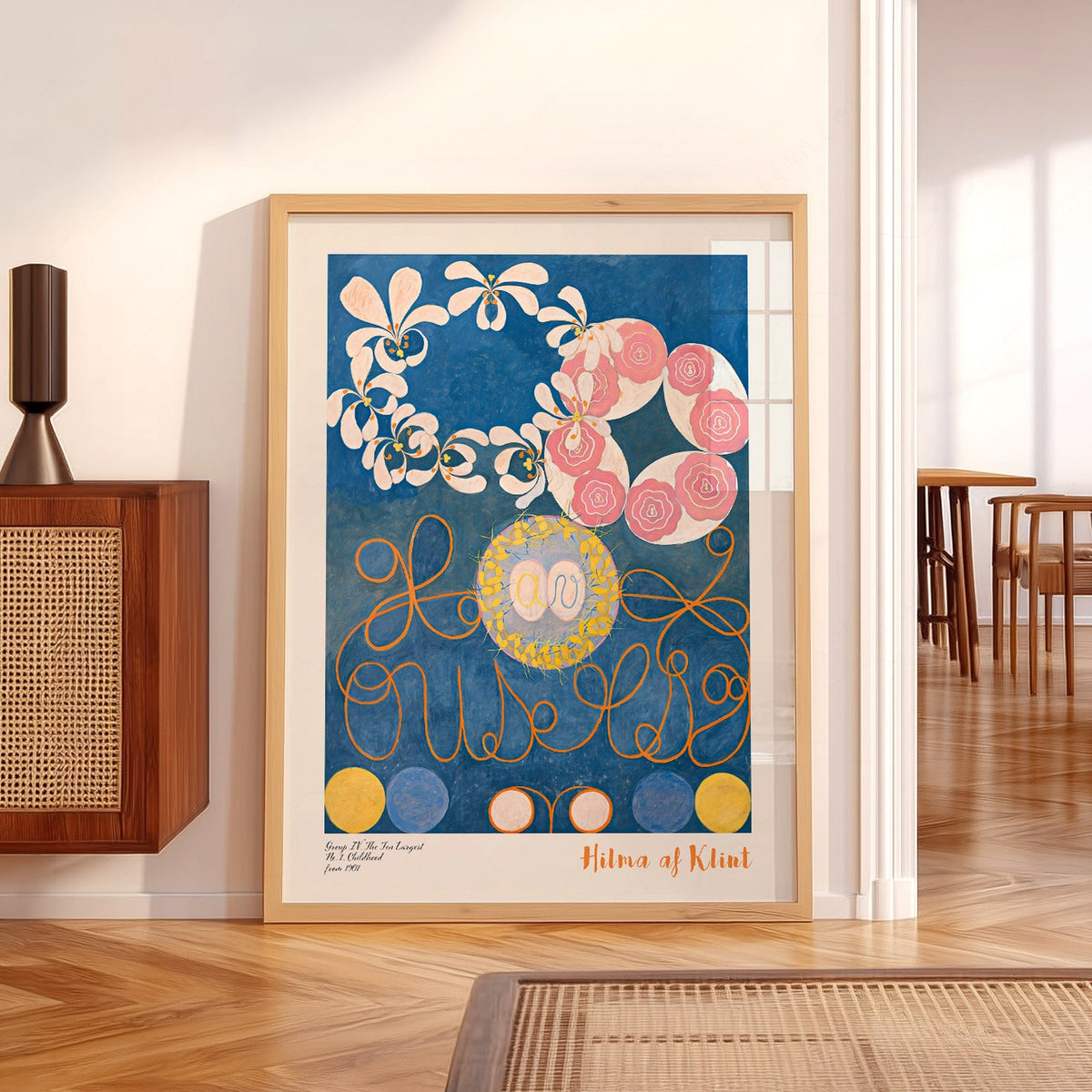 Hilma af Klint The Ten Largest No. 1 Childhood Print – Abstract Wall Art