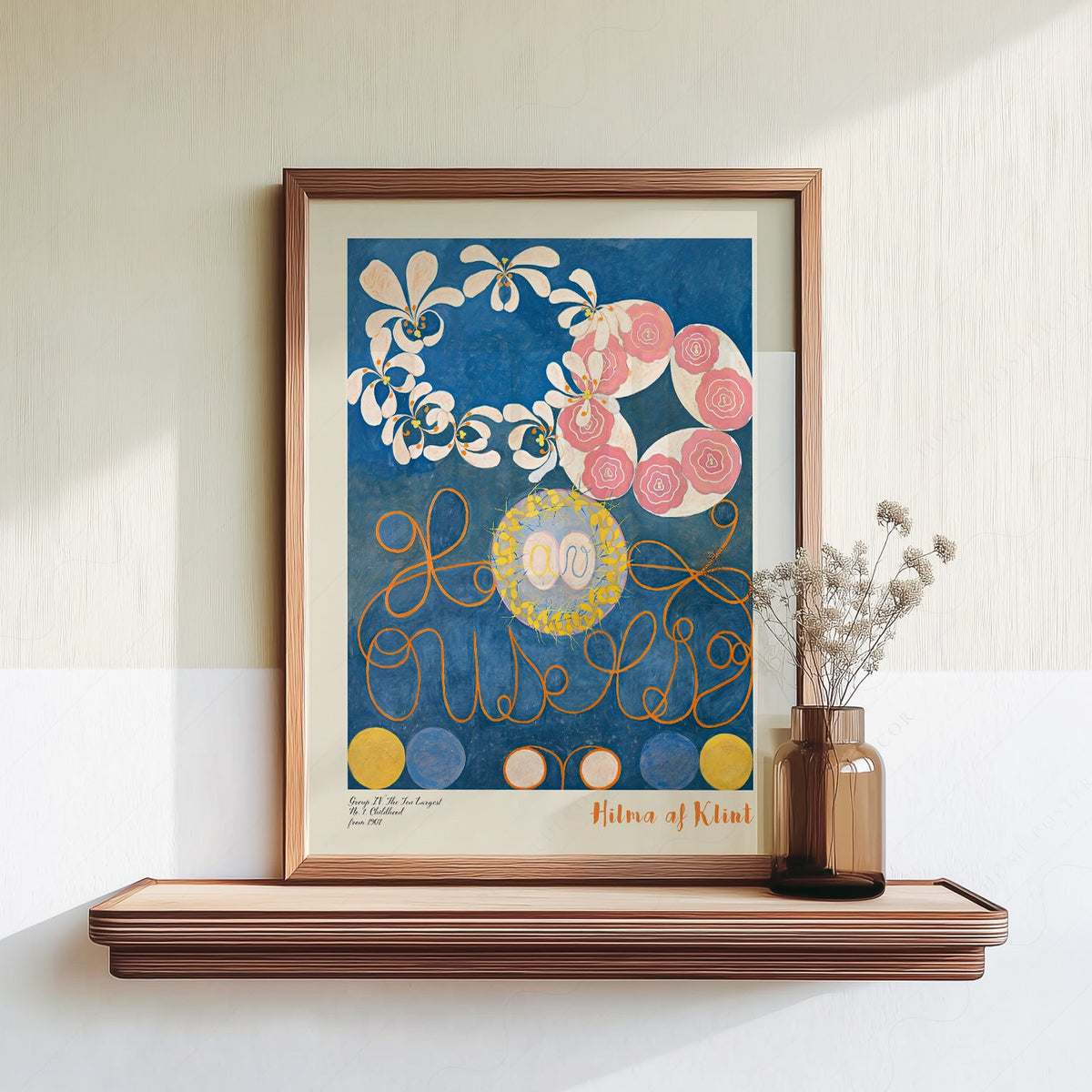 Hilma af Klint The Ten Largest No. 1 Childhood Print – Abstract Wall Art