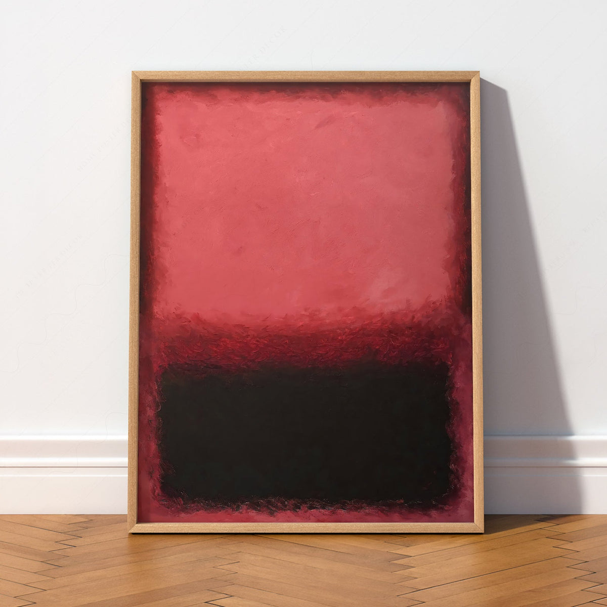 Mark Rothko Untitled Red and Black Art Print – Abstract Expressionist Poster