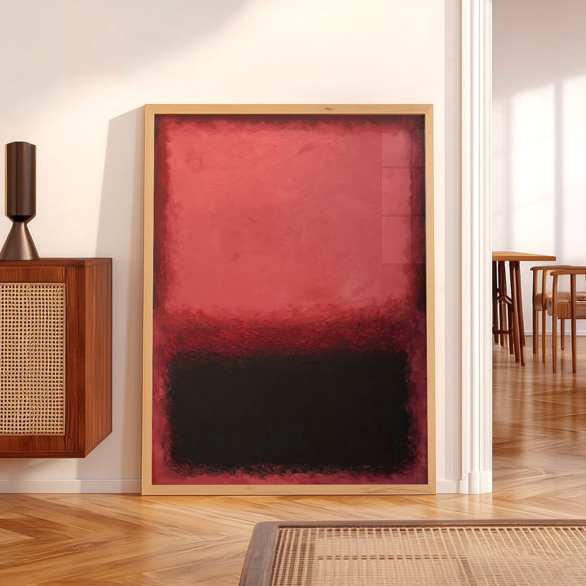 Mark Rothko Untitled Red and Black Art Print – Abstract Expressionist Poster