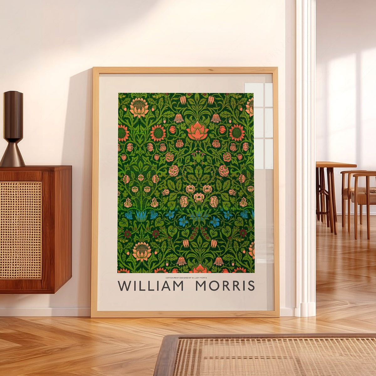 William Morris Violet and Columbine Art Print – Botanical Wall Decor