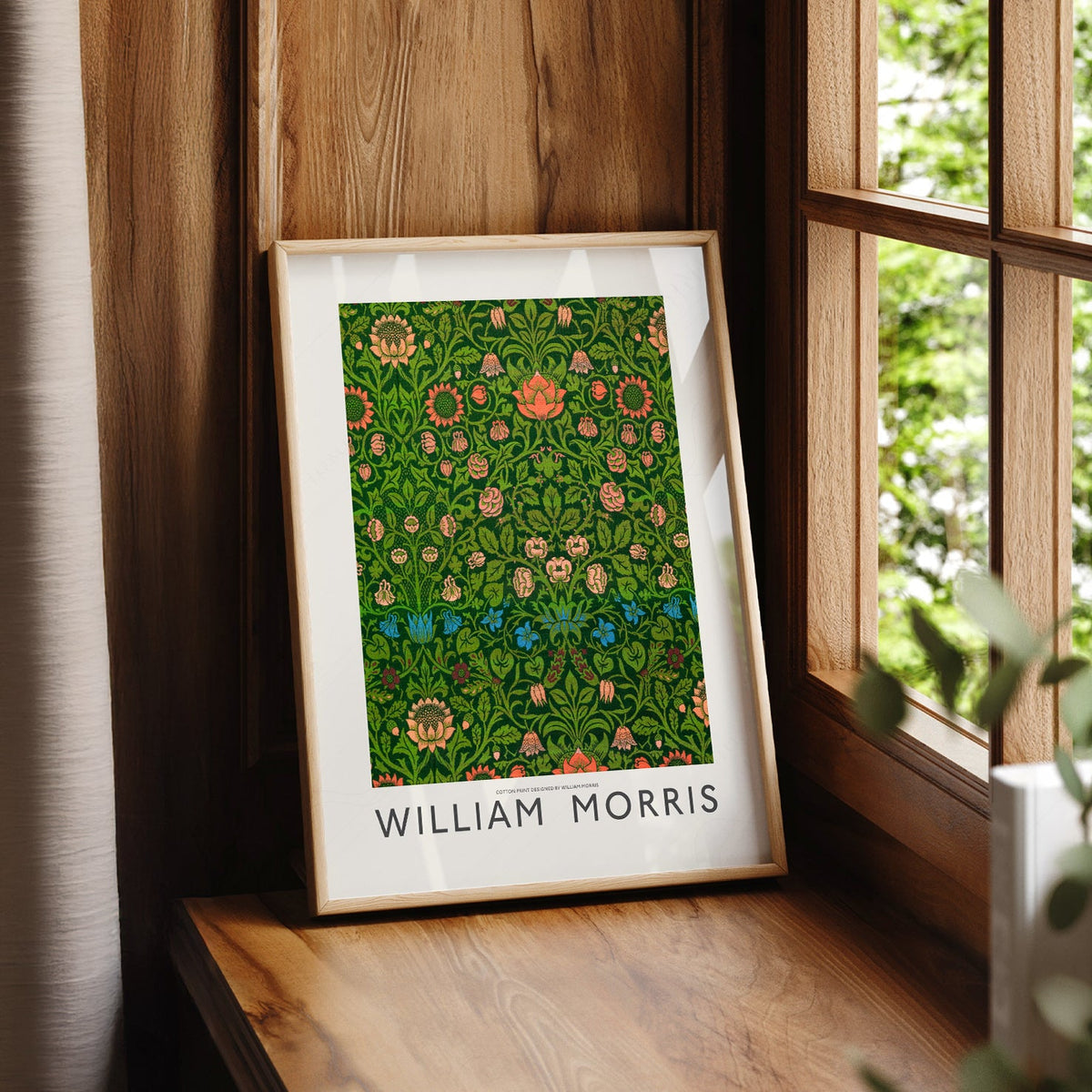 William Morris Violet and Columbine Art Print – Botanical Wall Decor